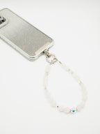 White Agate | Phone Chain Wrist Strap