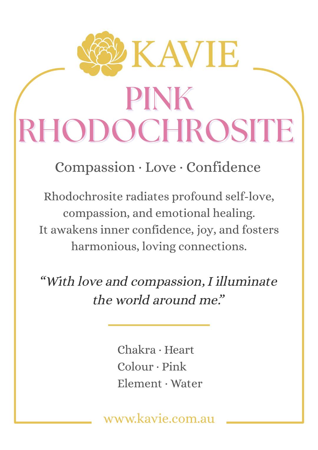 Pink Rhodochrosite | Bracelet