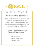 White Agate | Bracelet